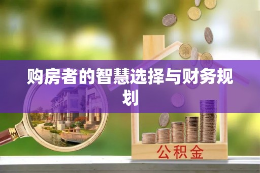 归仁购房者的智慧选择与财务规划