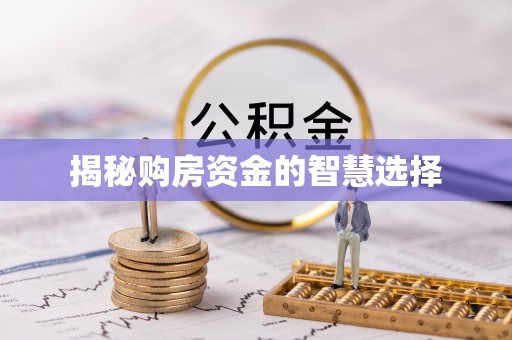 归仁揭秘购房资金的智慧选择