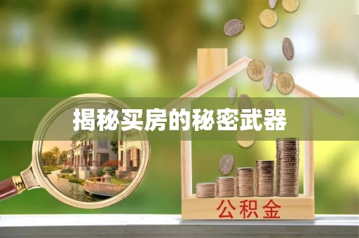 归仁揭秘买房的秘密武器