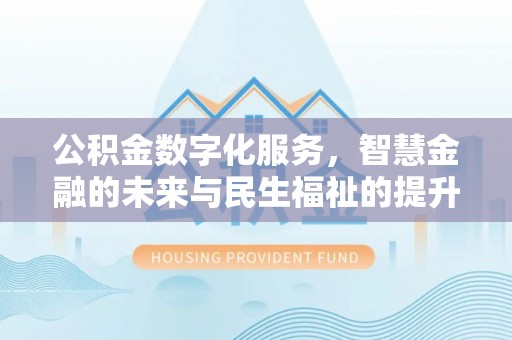 归仁公积金数字化服务，智慧金融的未来与民生福祉的提升